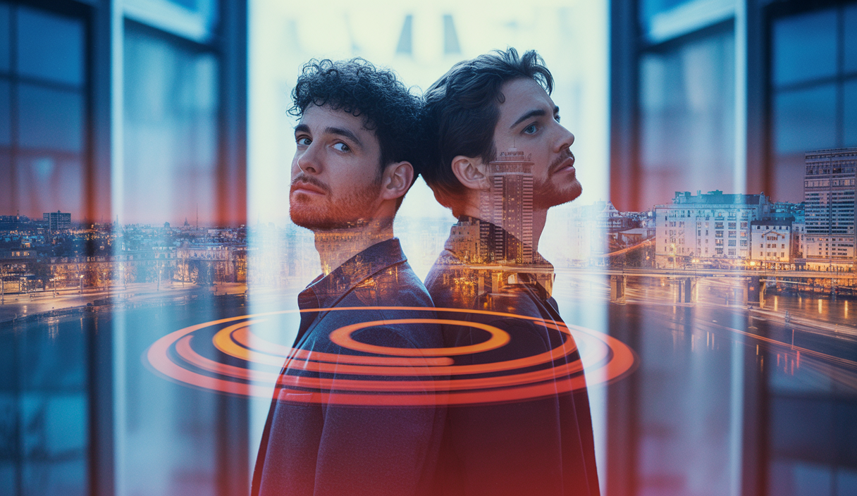 Image évocatrice des tendances psychologiques dans les relations modernes.