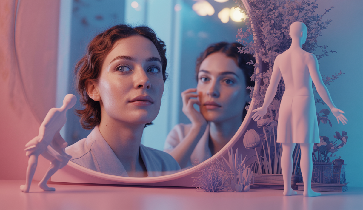 Une image illustrant l'influence de l'amour de soi sur les relations modernes